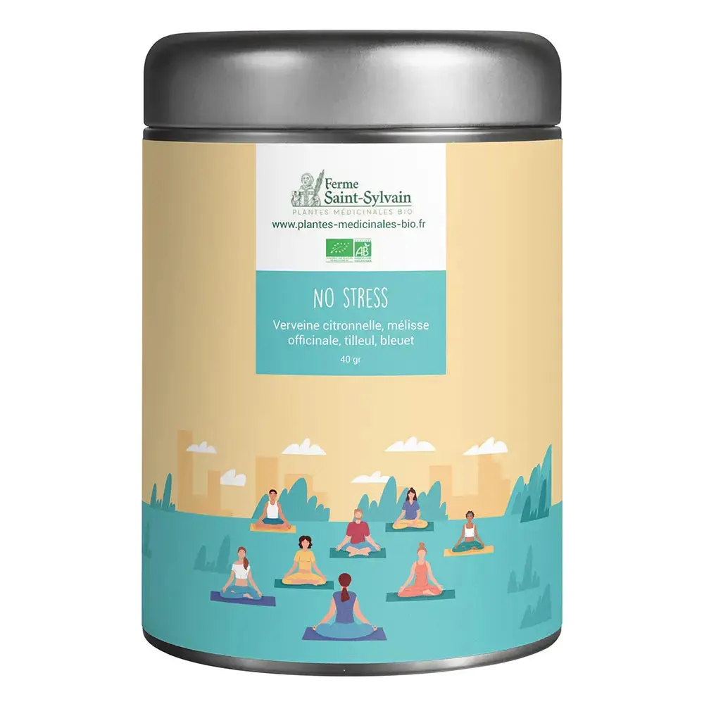 Kräutertee No Stress Bio — La Ferme Saint-Sylvain