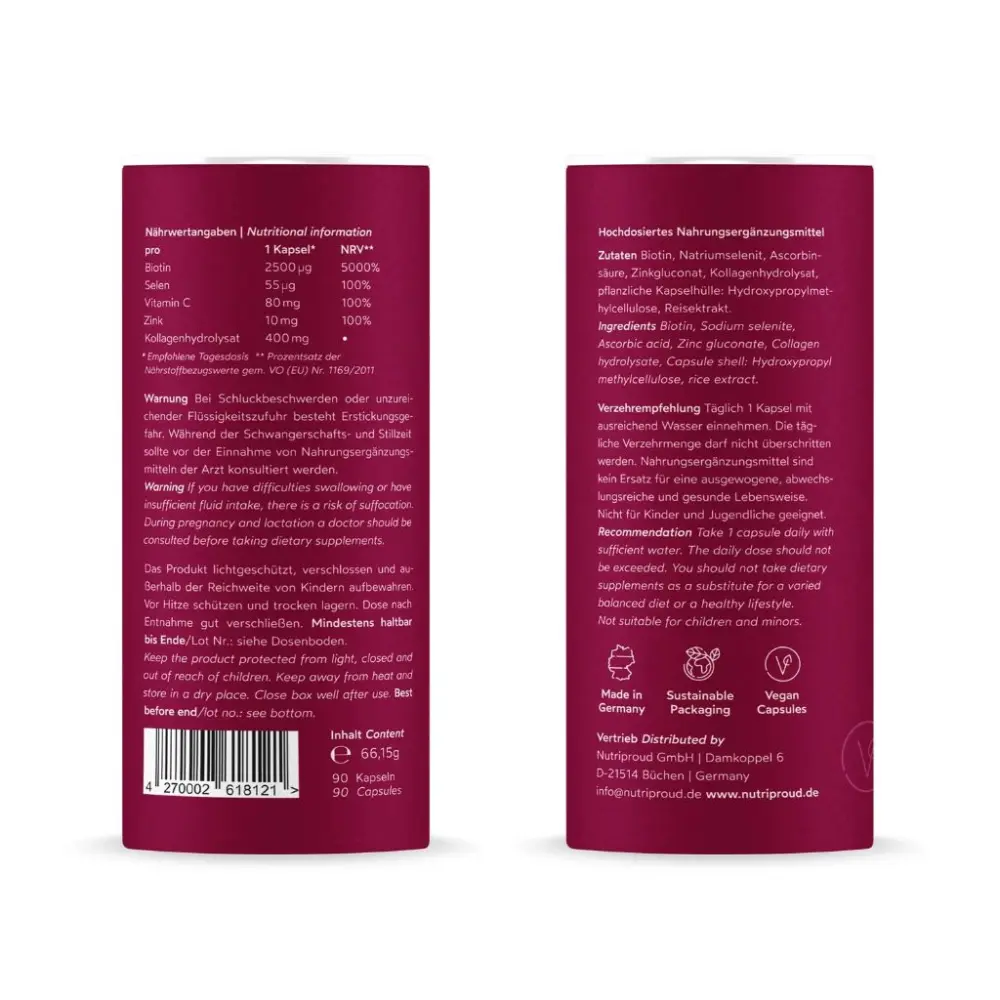 Biotine plus Sélénium — Nutriproud