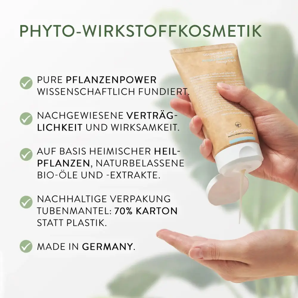 Hydro-Shampoo Omega 3-6-9, sulfat- und silikonfrei — LICHTGRÜN