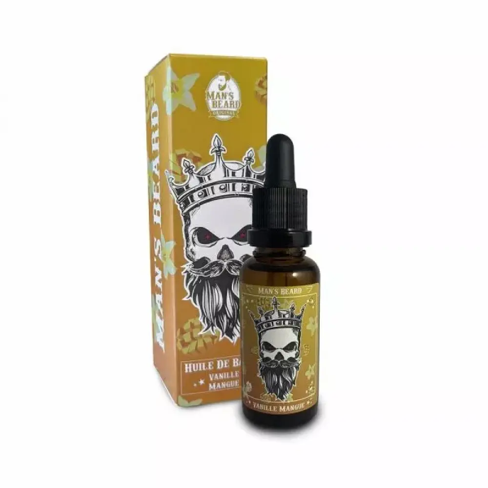 Huile à barbe - Senteur Vanille & Mangue — Man's Beard