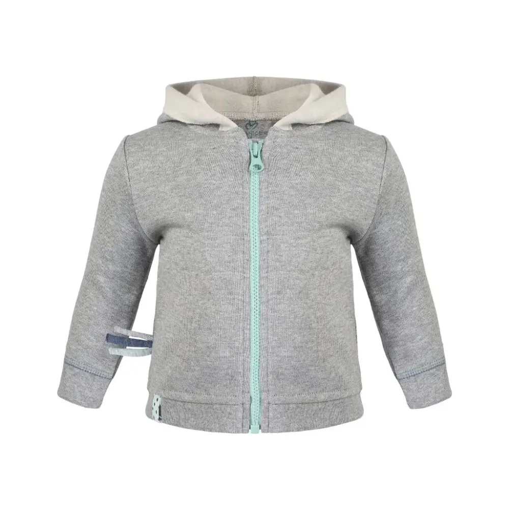 Veste à Capuche - Gris - Organic Baby — Organicera