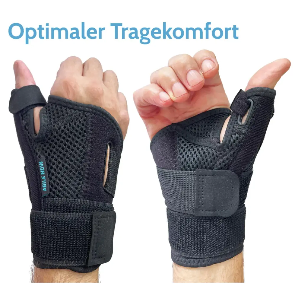 Daumenbandage Schwarz — Agile Now