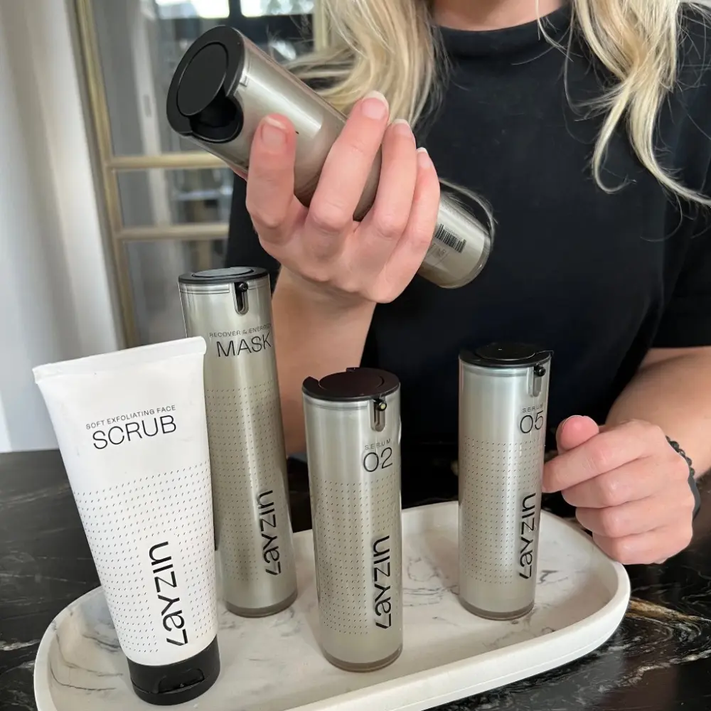 Duo anti-âge + set dermaroller 0,55 mm — LAYZIN