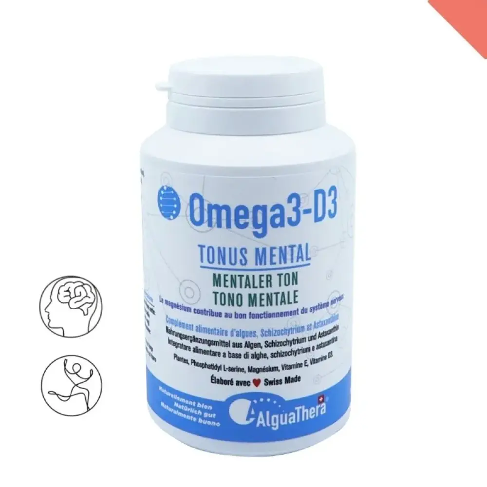Omega3-D3 - Mentale Vitalität — AlguaThera