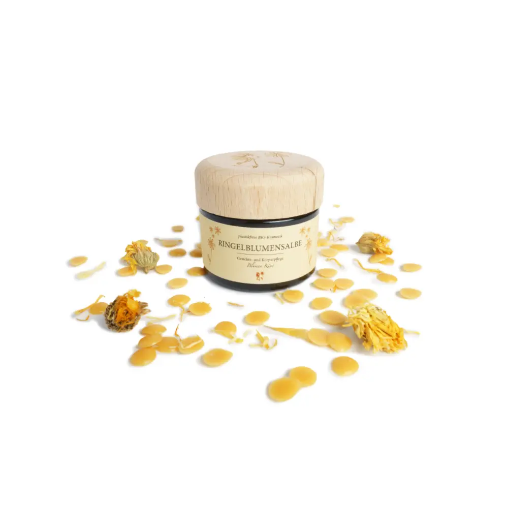 Vegane Bio-Ringelblumensalbe PUR — Blumen Kind