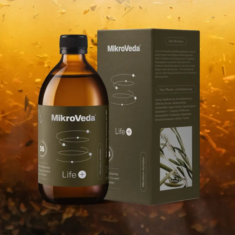 MikroVeda Life - Bio Mikroorganismen-Komplex, Kräuterferment, 0,5 L — MikroVeda