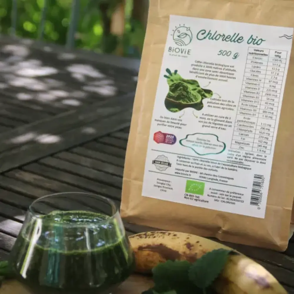 Bio-Chlorellapulver - 500 g — Biovie