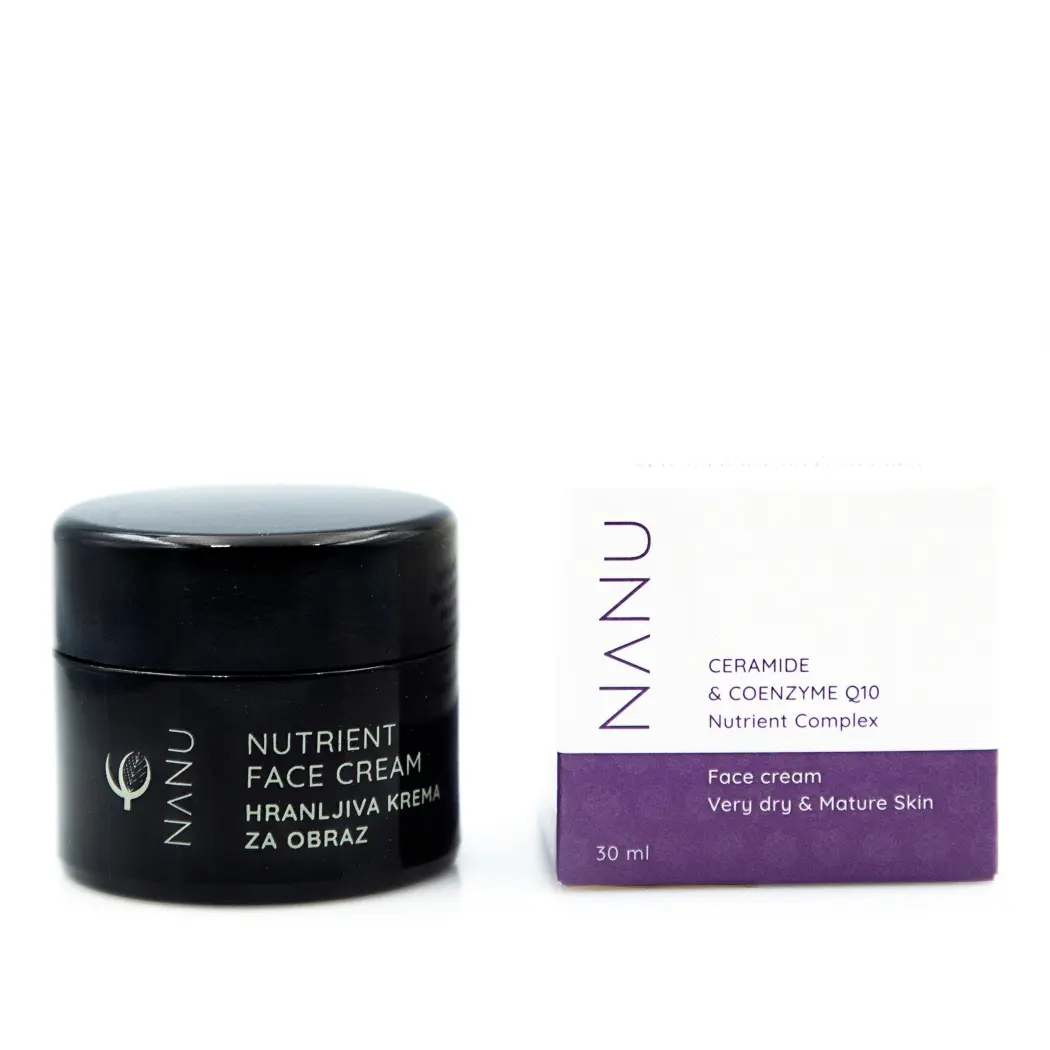 Crema Nutriente Viso con Ceramidi e Coenzima Q10 — NANU Skincare