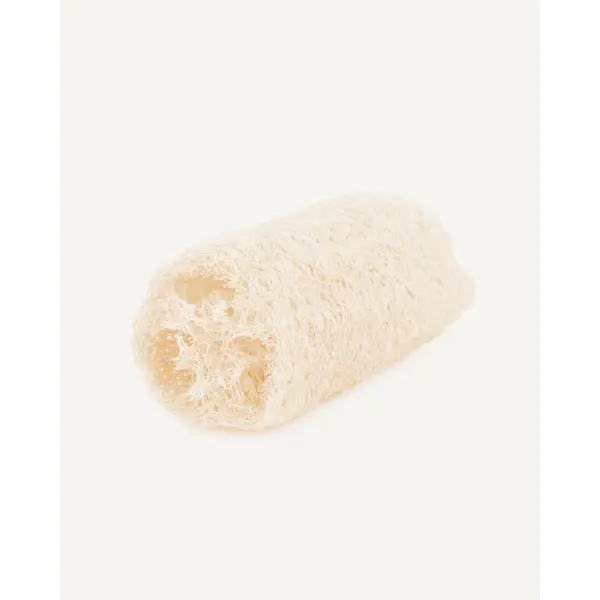 Roher Luffa-Schwamm mit Kordel, 27 cm