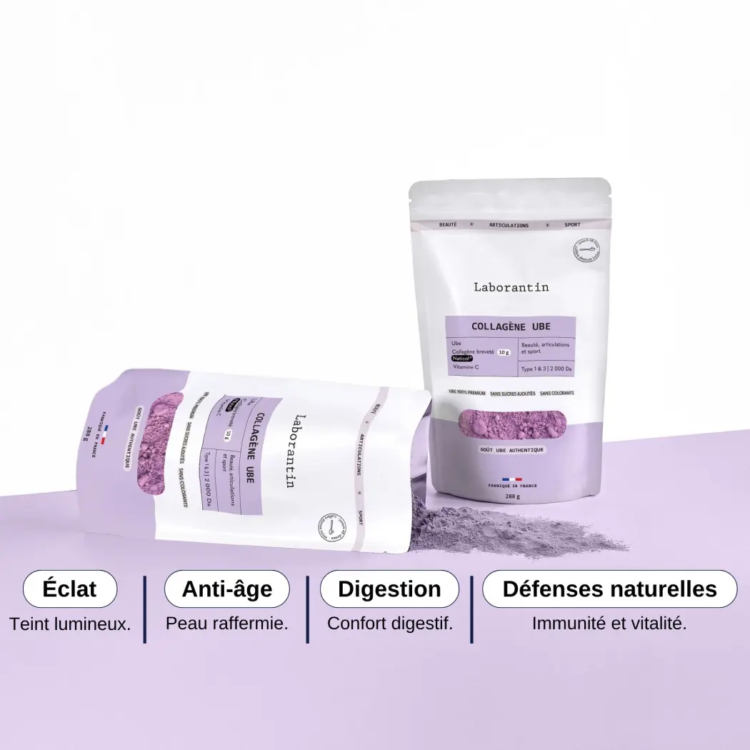 Collagène au ube - Anti-âge & Digestion - 3 mois — Laborantin