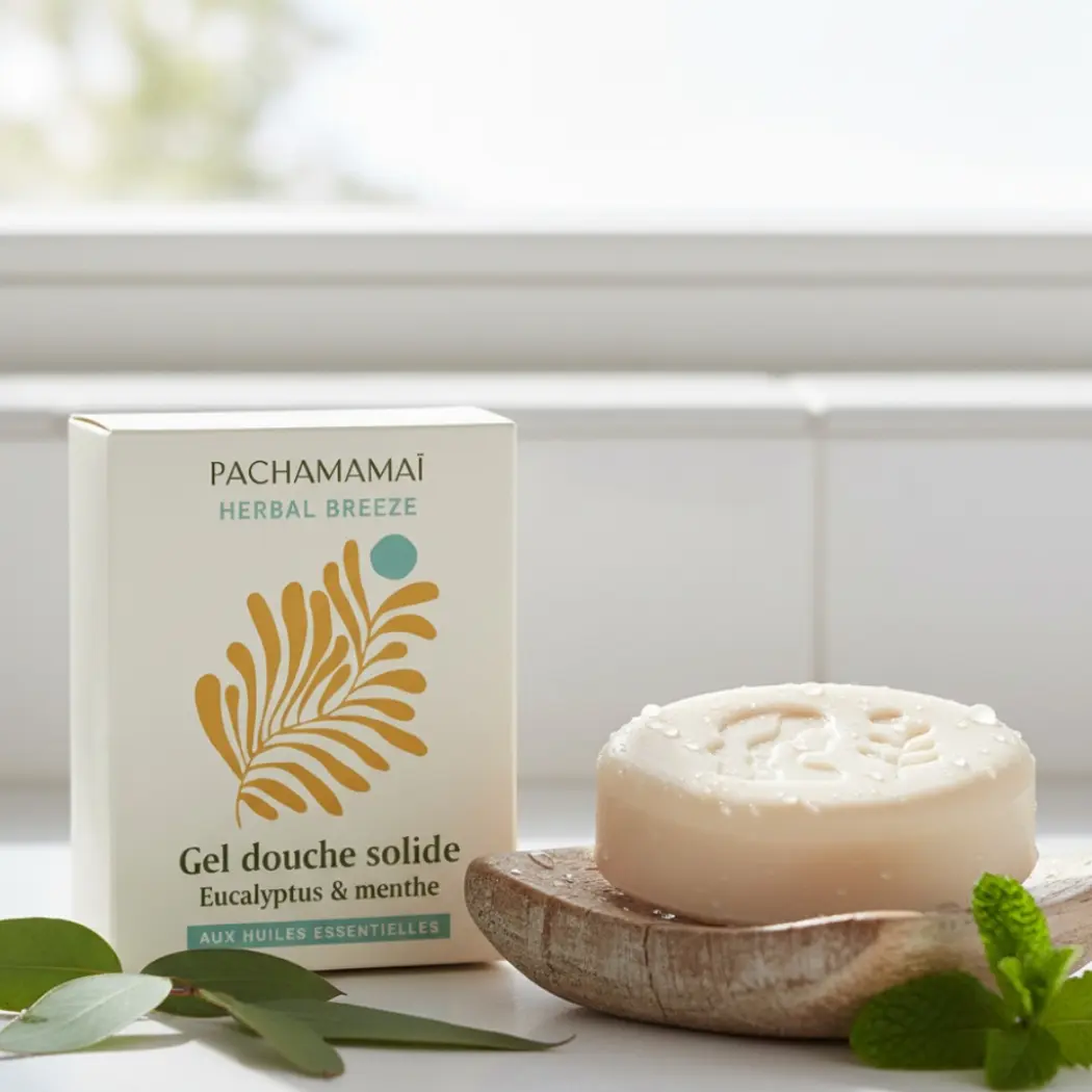 Gel douche solide eucalyptus menthe — Pachamamaï