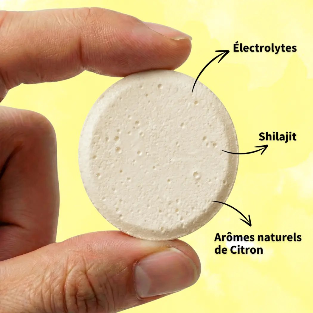 Hydrajit - Pastilles Hydratation & Shilajit (Goût Citron) — feel-pure.fr
