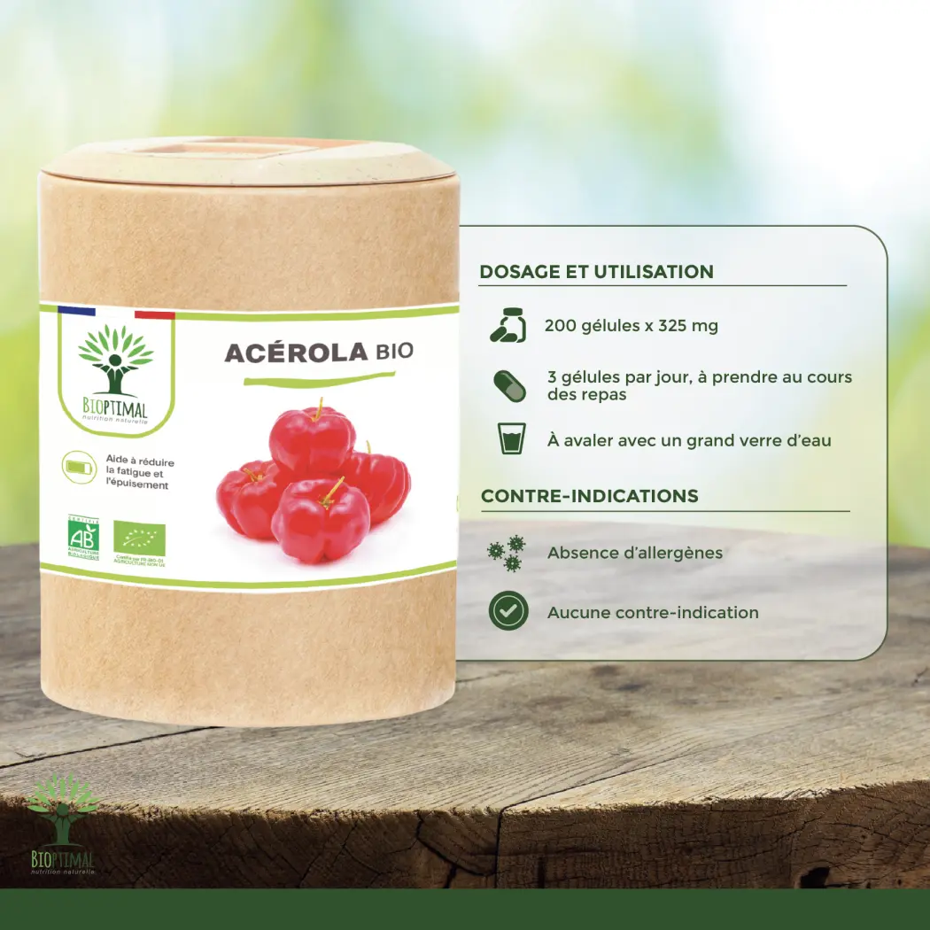 Acerola Bio - 200 — BIOPTIMAL