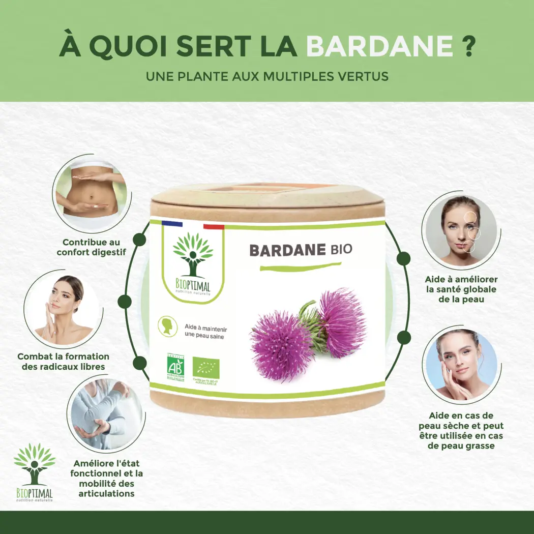 Bardane bio - 2 x 60 — BIOPTIMAL