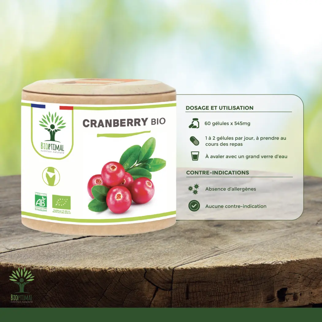 Cranberry bio - 2 x 60 — BIOPTIMAL