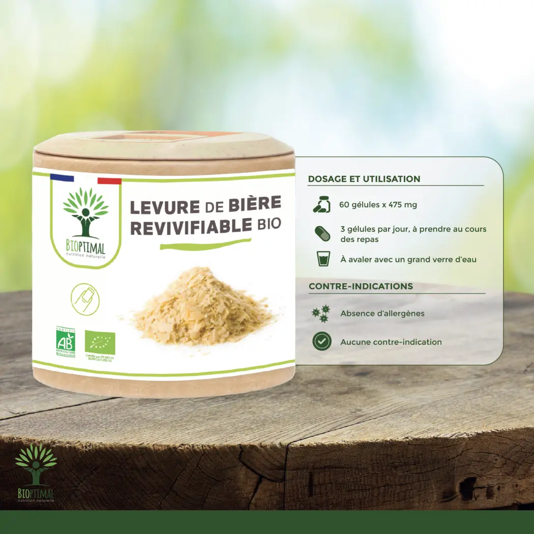 Levure de Bière Bio Revivifiable — BIOPTIMAL