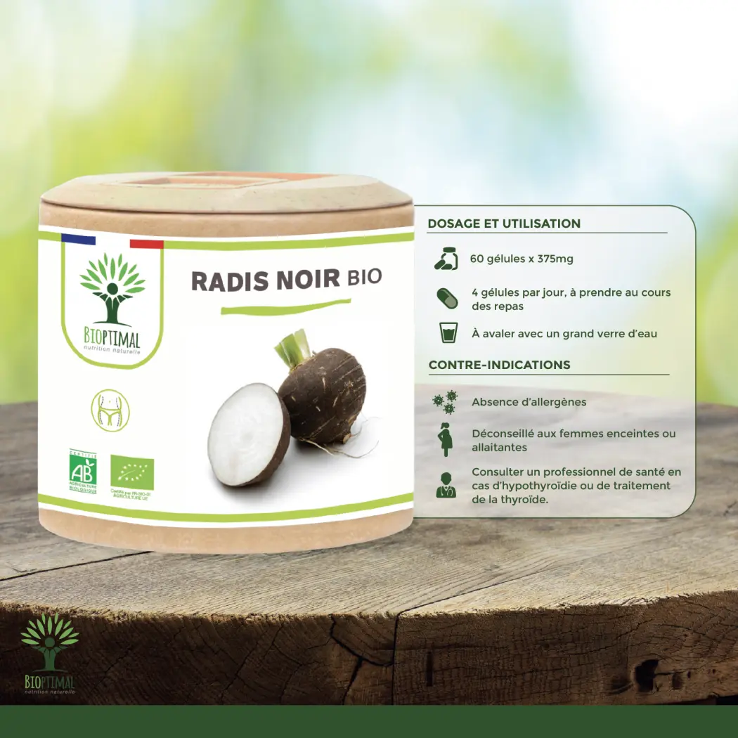 Radis Noir Bio — BIOPTIMAL