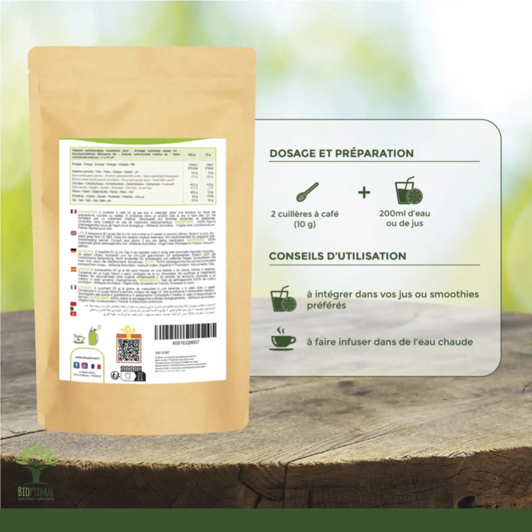 Bio Ashwagandha - 300 g — BIOPTIMAL