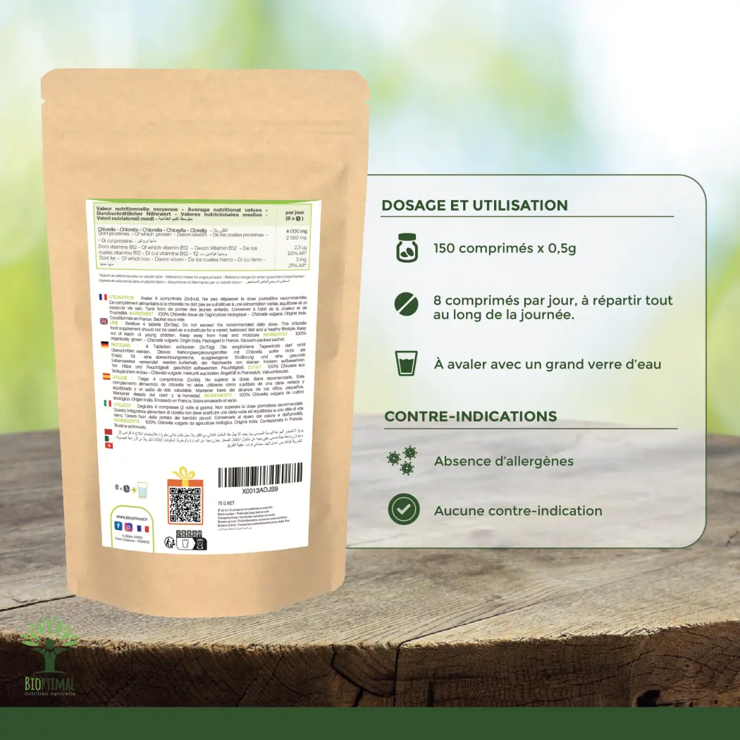 Bio Spirulina & Chlorella - 150 — BIOPTIMAL