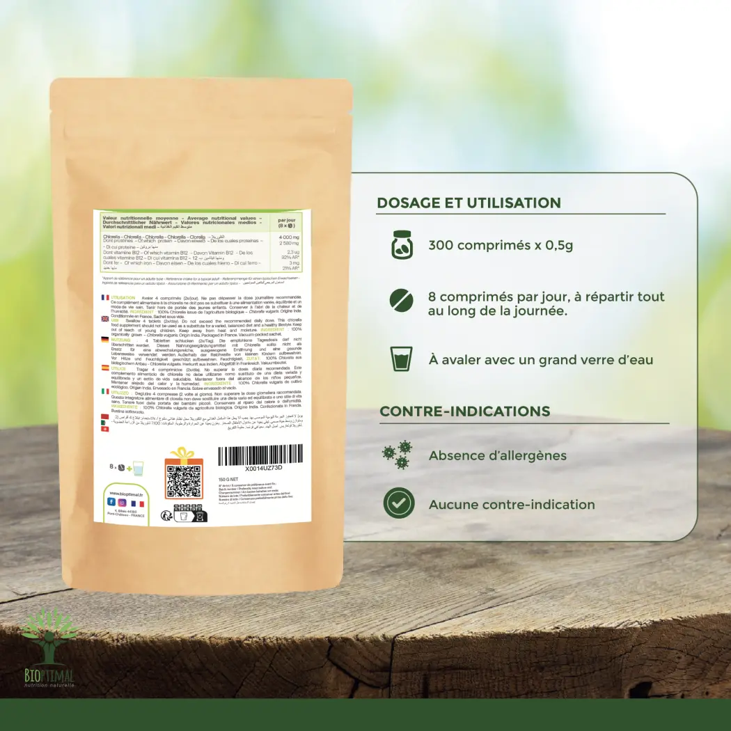 Chlorella bio - 300 — BIOPTIMAL