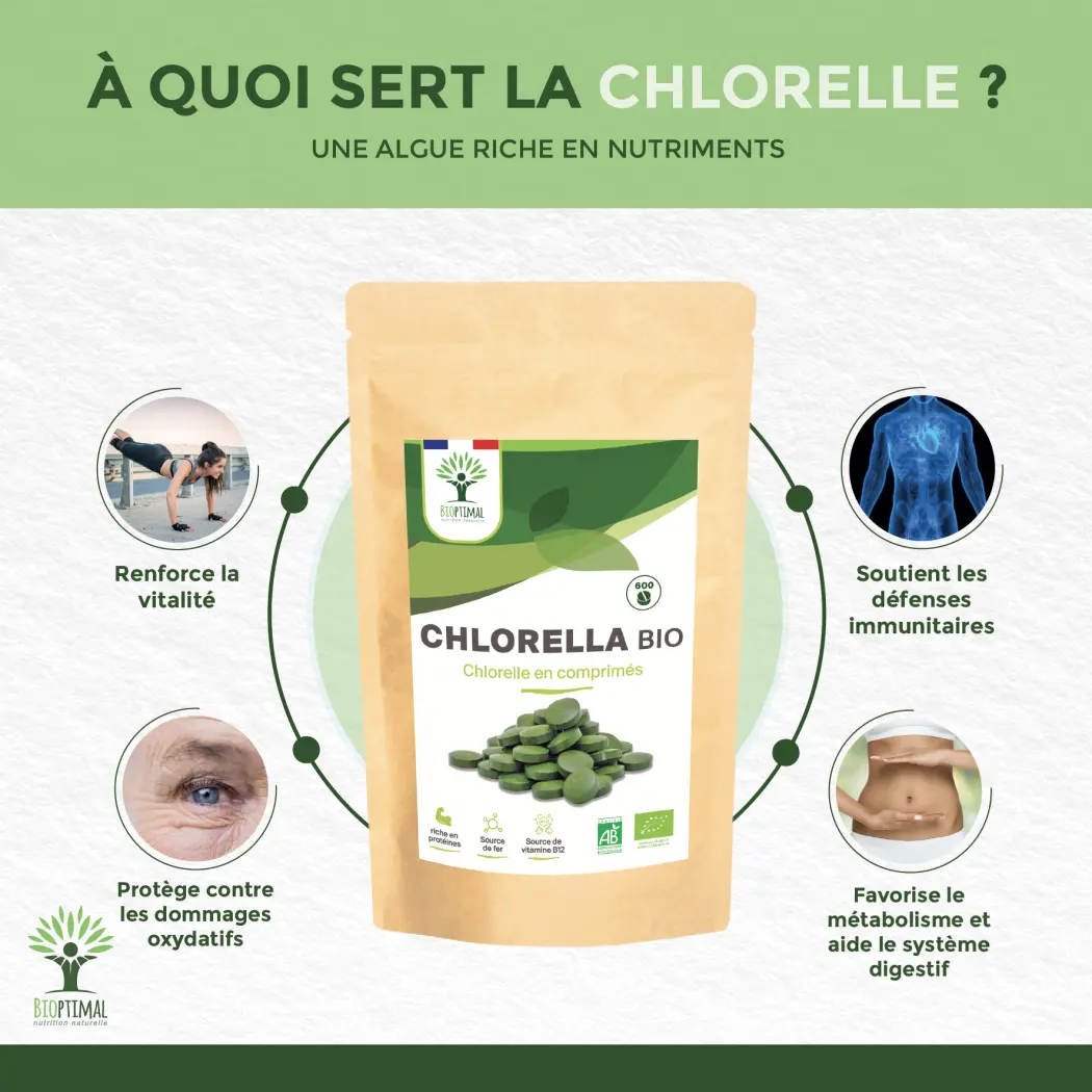 Chlorella Bio - 600 — BIOPTIMAL