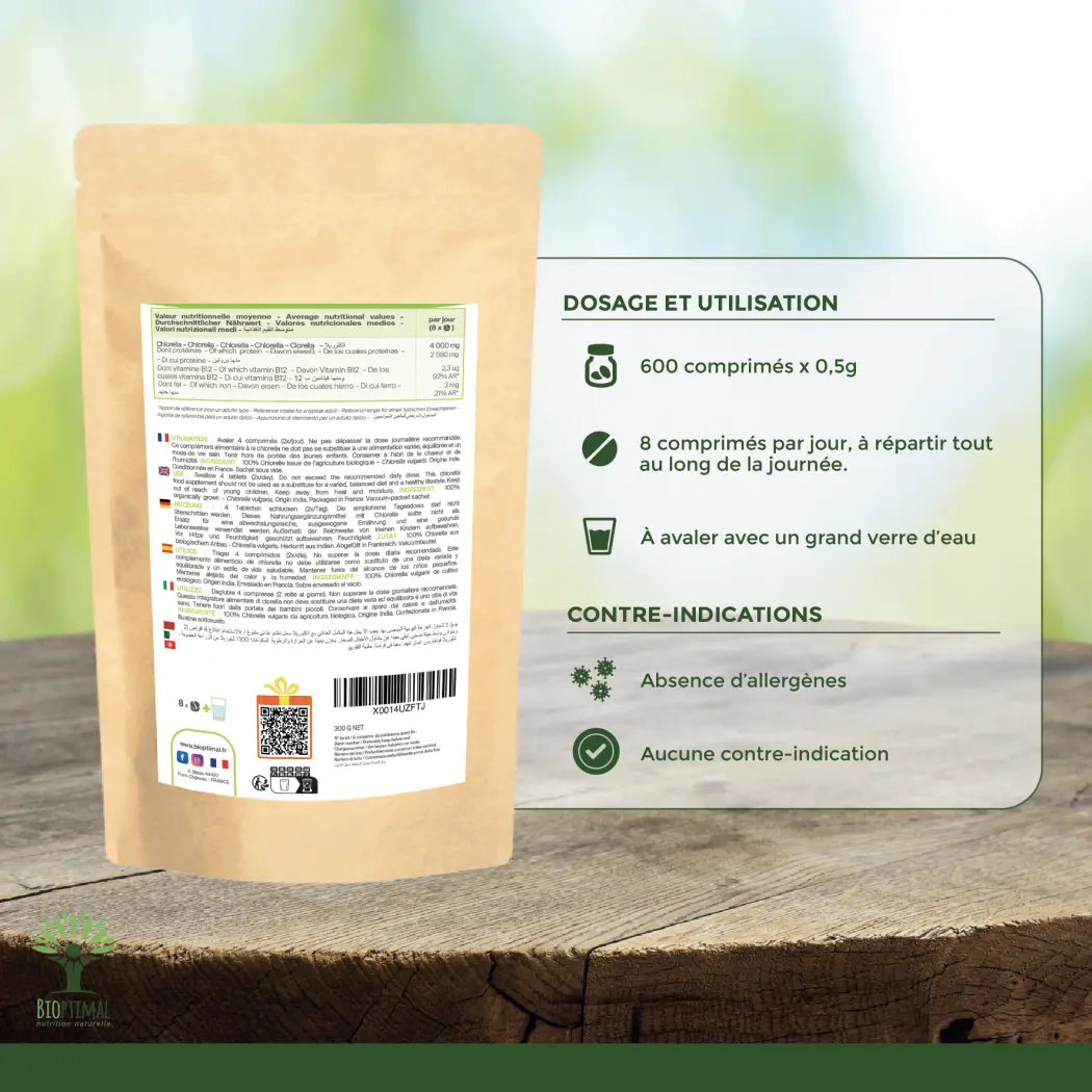 Chlorella Bio - 600 — BIOPTIMAL