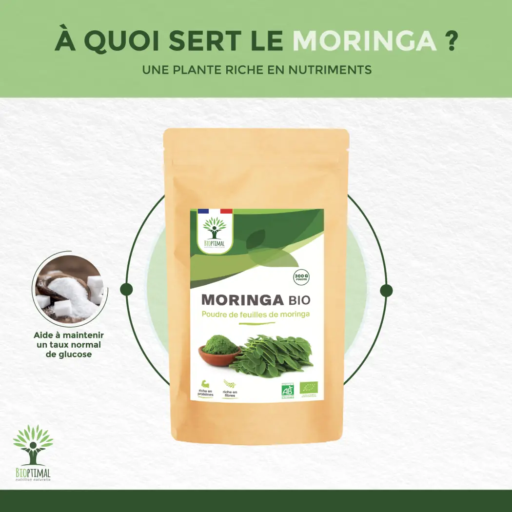Moringa Bio - 300 g — BIOPTIMAL
