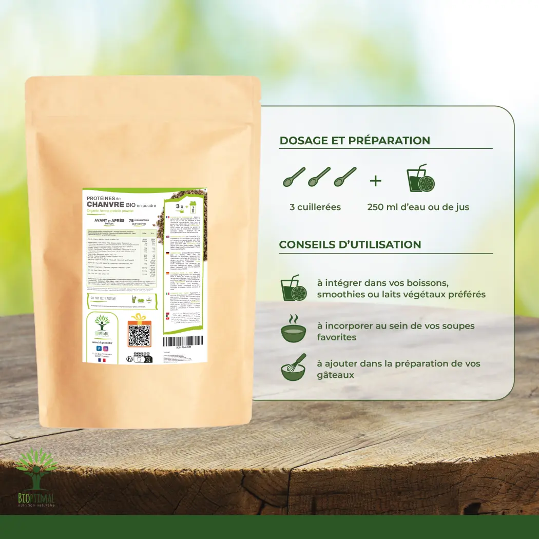 Bio Hanfprotein — BIOPTIMAL