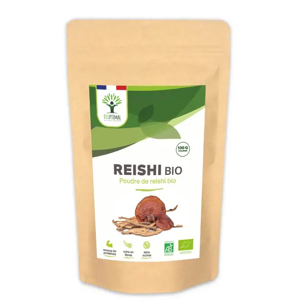 Reishi Bio Pulver - 100g