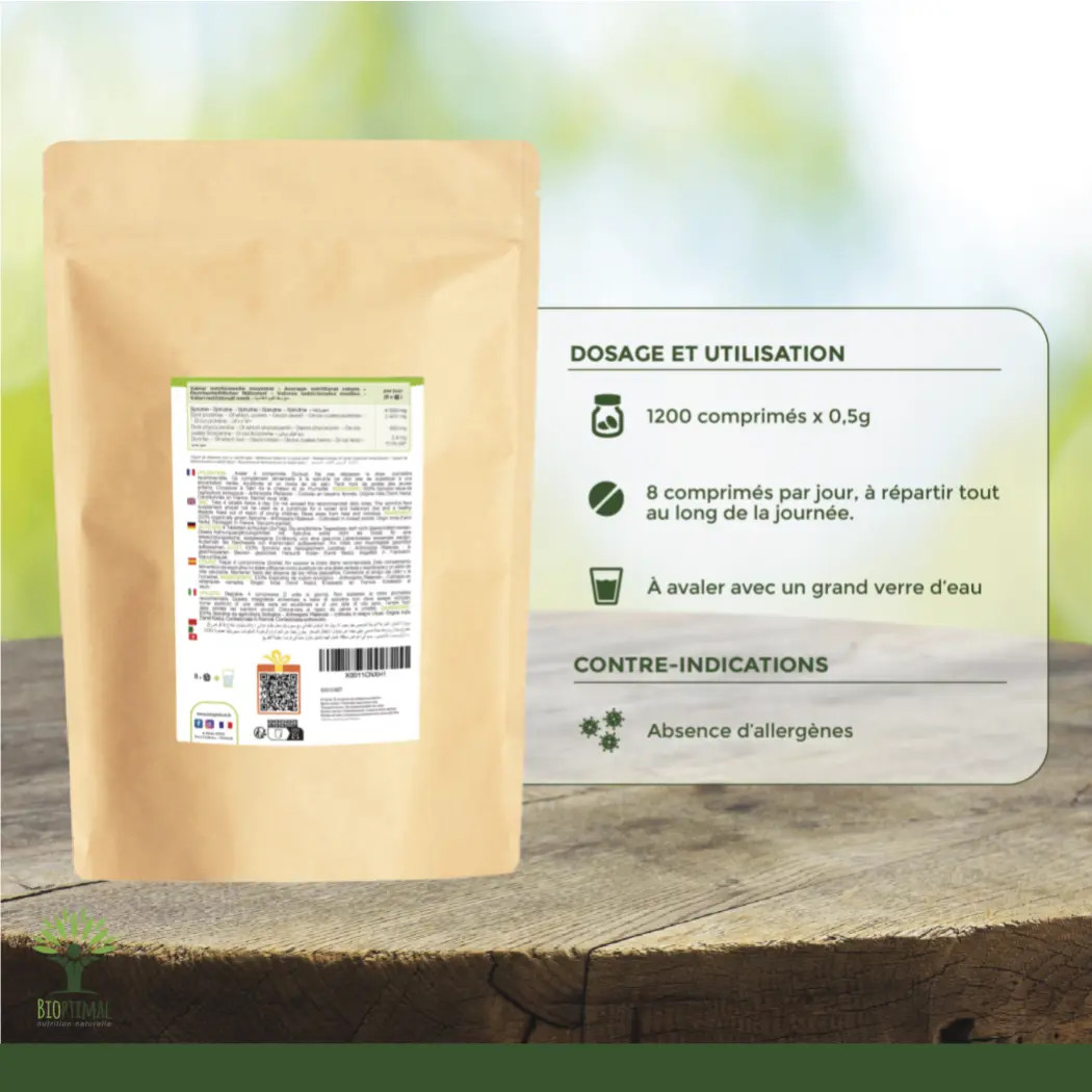 Bio Spirulina - 1200 — BIOPTIMAL