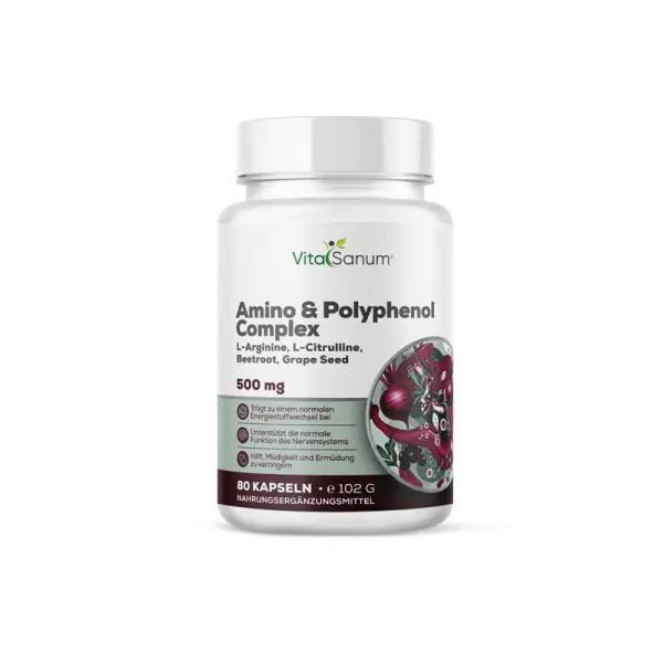 Citrulline & arginine - 80 gélules