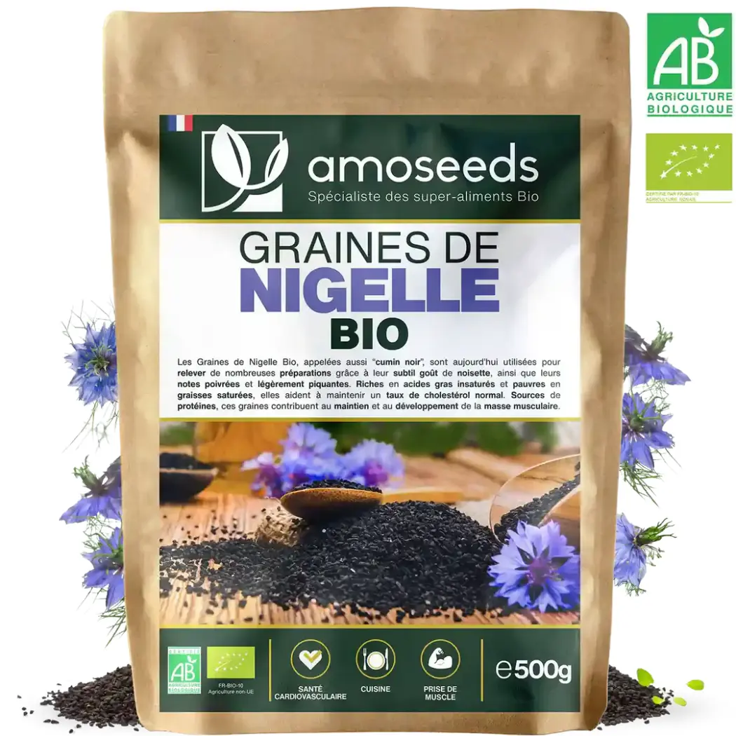 Graines de Nigelle Bio — Amoseeds