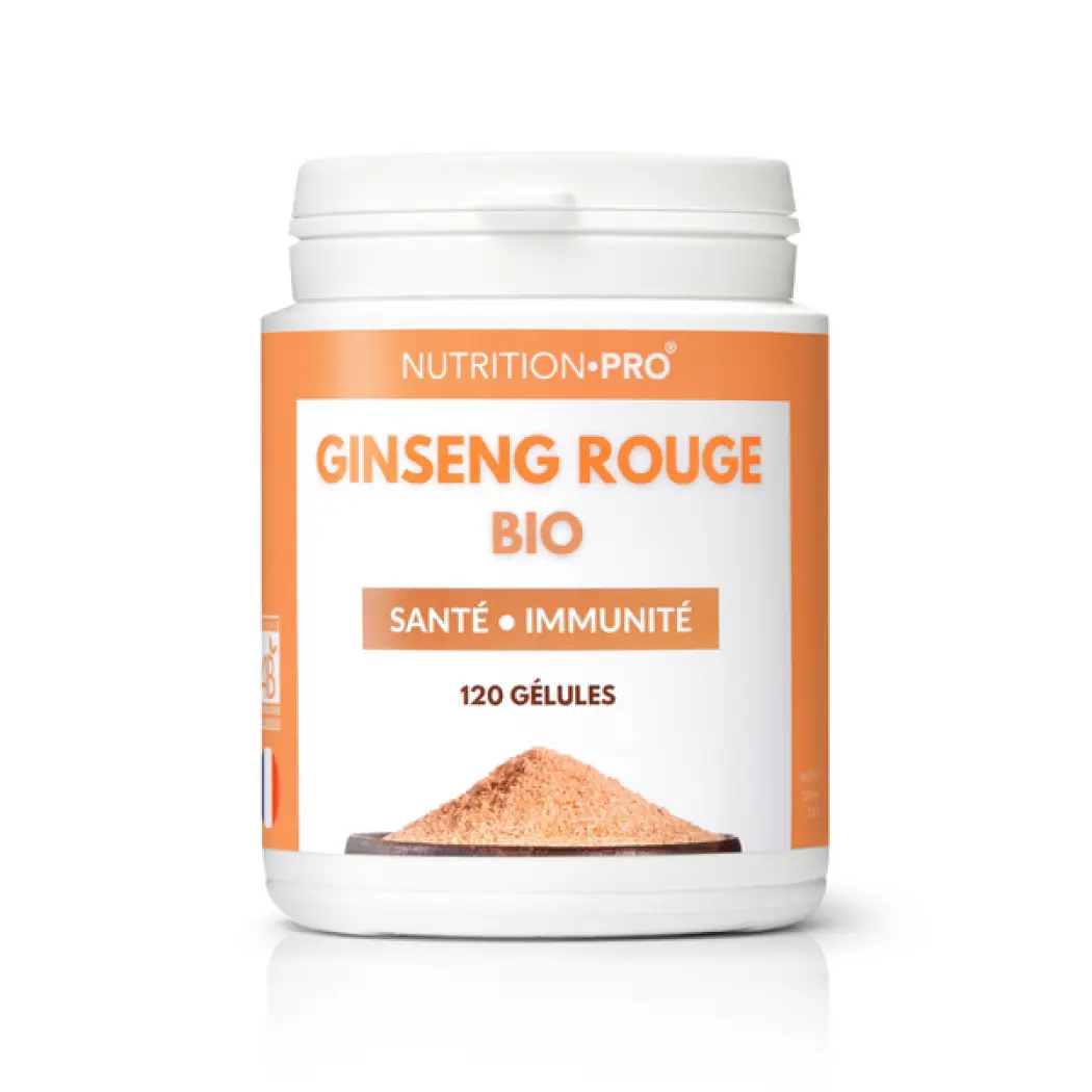 Ginseng rouge bio en gélules — Nutrition Pro