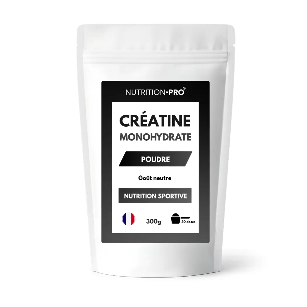 Créatine monohydrate en poudre, force et performance — Nutrition Pro