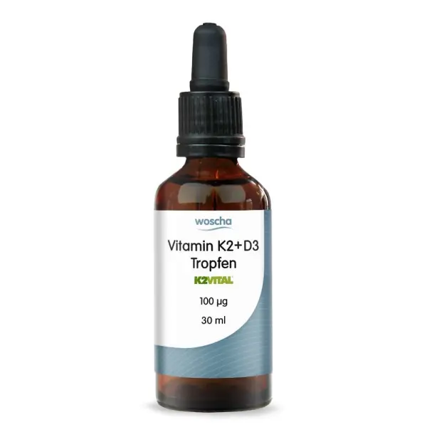 WOSCHA Vitamin K2 + D3 Tropfen