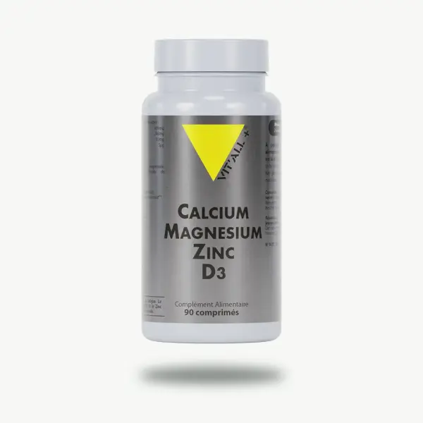 Calcium Magnésium Zinc + D3 - 90unités