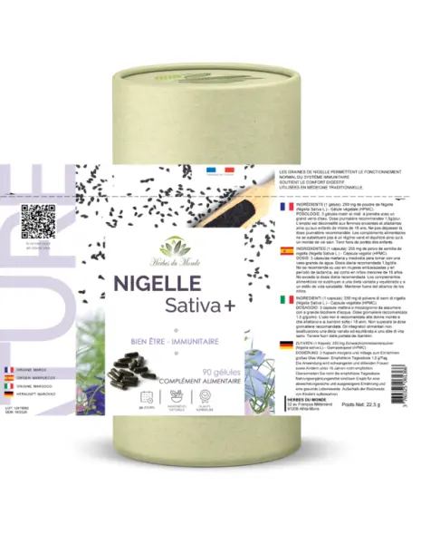 Nigelle Sativa Végan – 90 Gélules