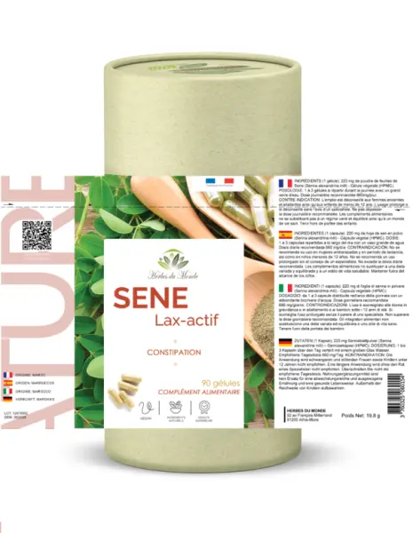 Séné LAX'ACTIF – 90 Gélules Végétales 