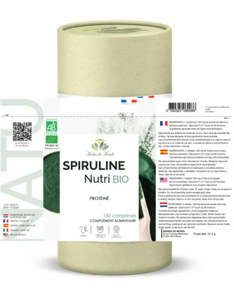 Spiruline BIO – 150 Comprimés