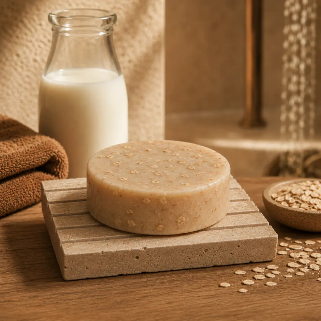 Savon Exfoliant au Lait de Jument — La Jumenterie de Cornouaille
