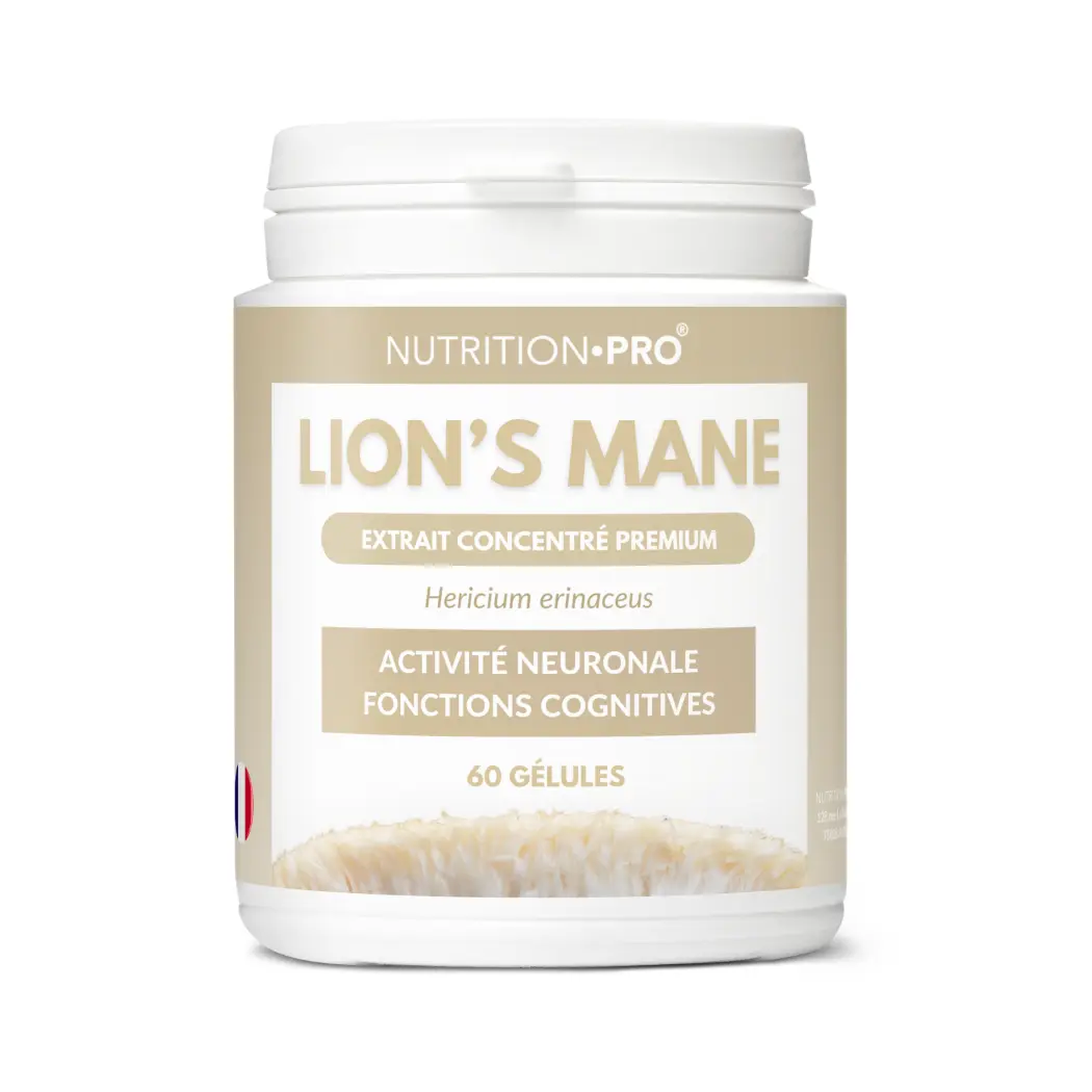 Lion's Mane (Hericium erinaceus) 1500 mg - 60 gélules — Nutrition Pro