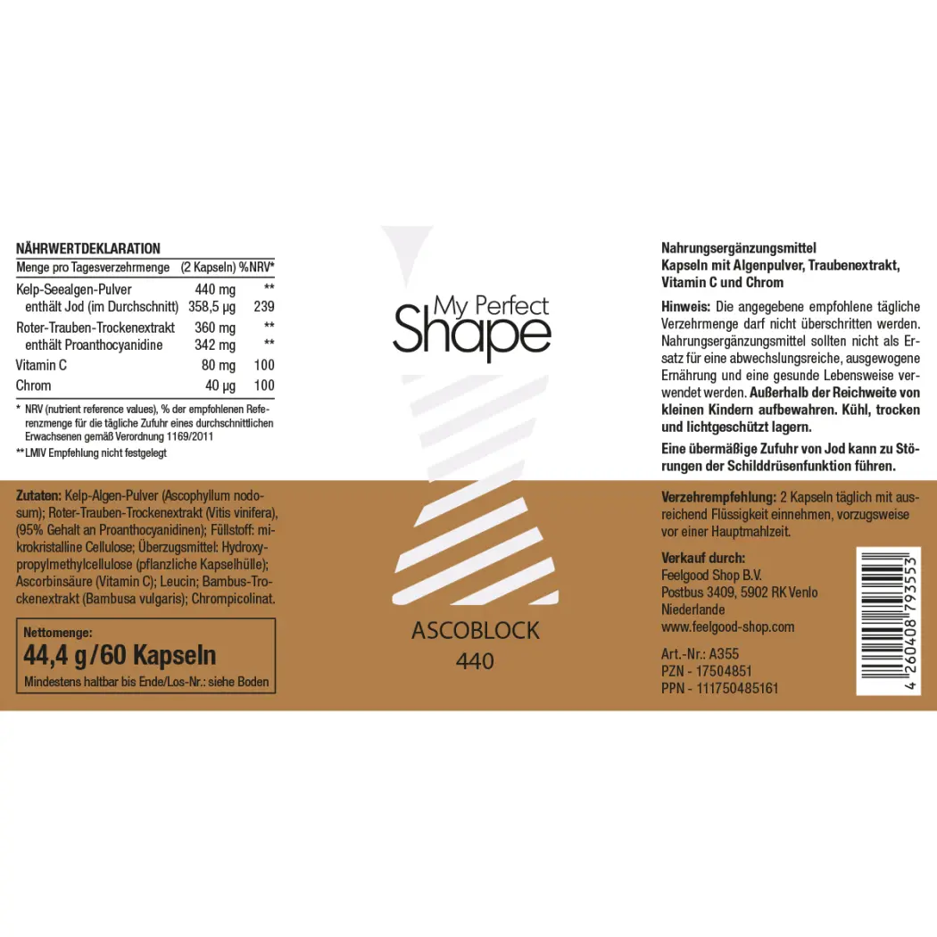 My perfect Shape ASCOBLOCK 440 — Green Future E-Commerce GmbH
