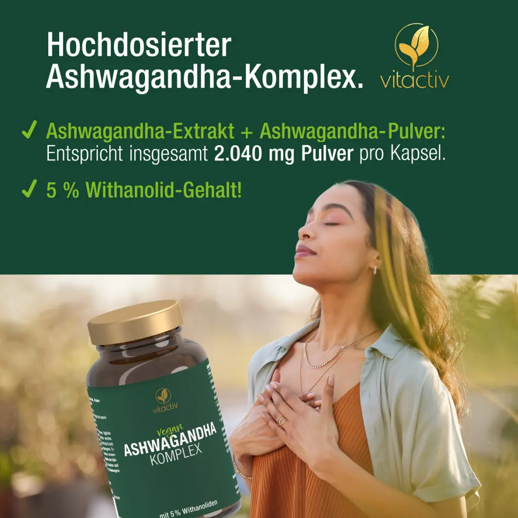 Vitactiv ASHWAGANDHA Komplex — Green Future E-Commerce GmbH