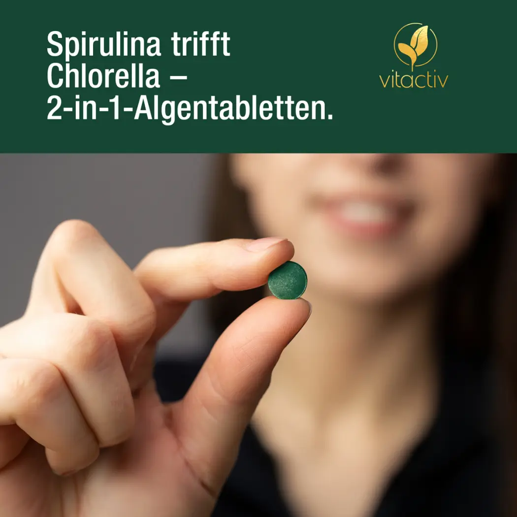 Vitactiv BIO SPIRULINA CHLORELLA — Green Future E-Commerce GmbH