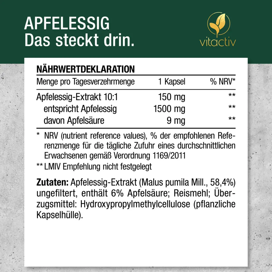 Vitactiv APFELESSIG — Green Future E-Commerce GmbH