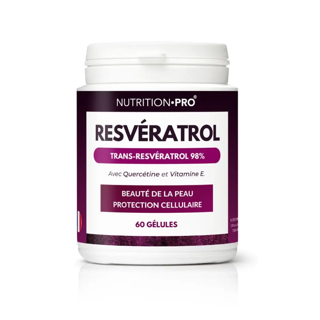 Trans-resvératrol 250 mg - 60 gélules — Nutrition Pro
