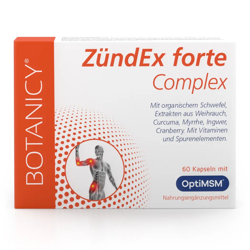 Botanicy ZÜNDEX forte Complex - MSM-Kapseln mit OptiMSM — Green Future E-Commerce GmbH