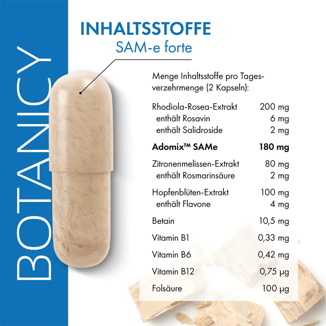Botanicy SAM-e forte mit Adomix & Kräutern — Green Future E-Commerce GmbH