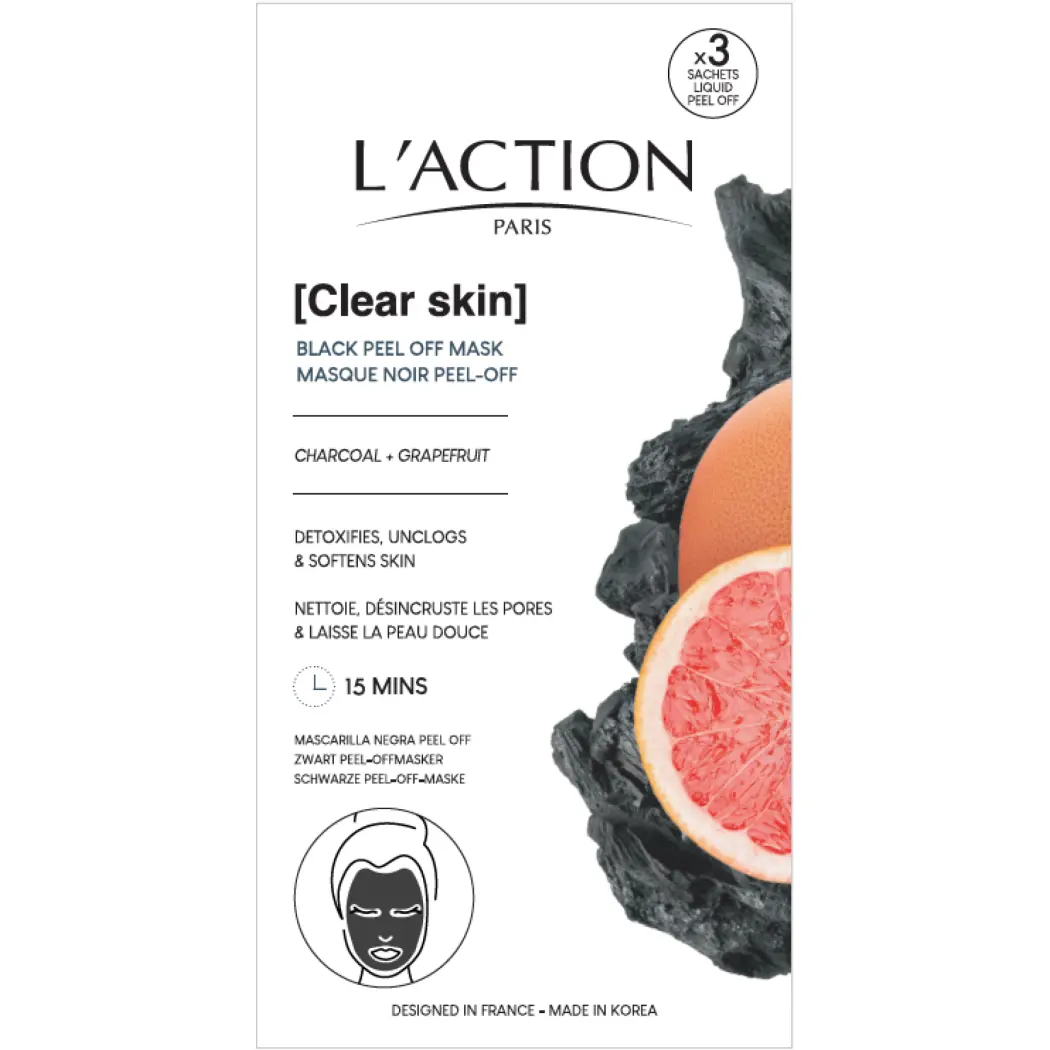 Masque Noir - Peel Off - Points Noirs & Pores — L'Action Paris