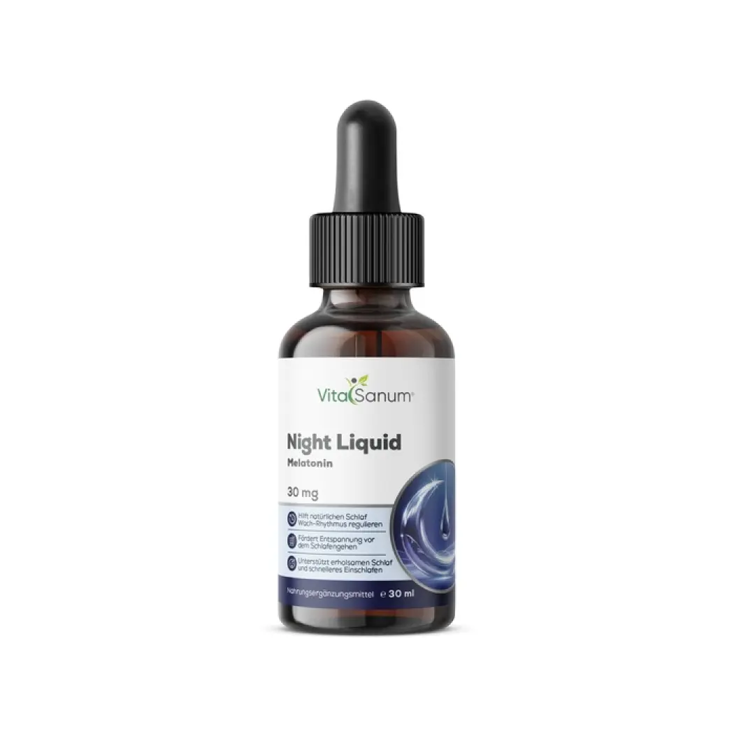 VitaSanum® Night Liquid Melatonin 1 mg - 30 ml — VitaSanum
